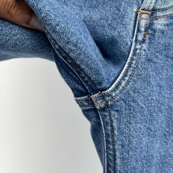 AGOLDE Riley High Rise Straight Crop Jeans – Frequency Wash Denim Size 30 - Picture 8 of 17